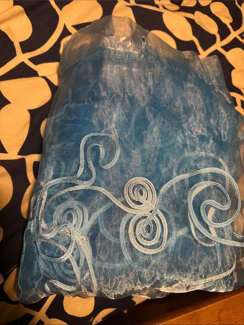 Lightblue shower curtain